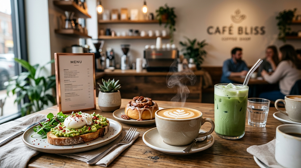 top dishes and drinks at cafe bliss