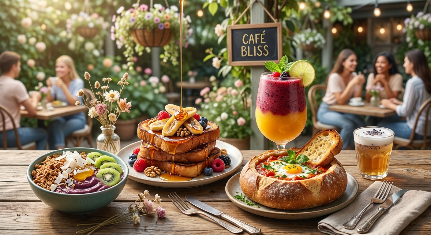 top dishes and drinks at cafe bliss,